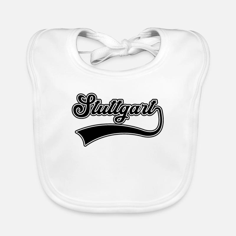 Stuttgart Schriftzug Baby Bio-Lätzchen