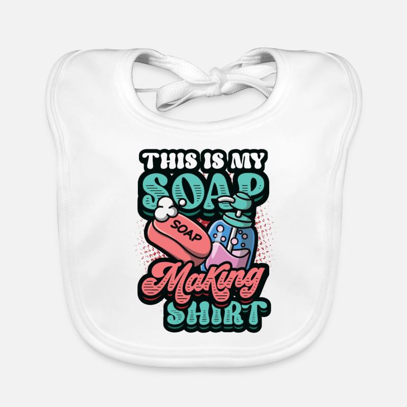 C’est ma fabrication de savon Bavoir bio Bébé
