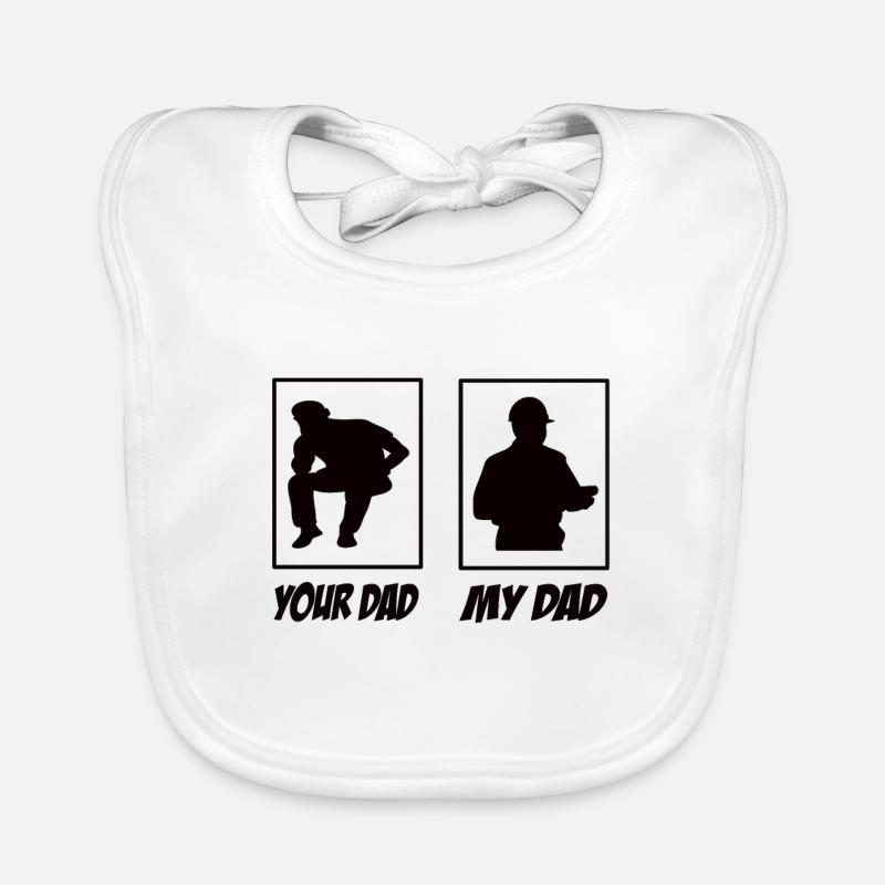Mon père ton père chef de site papa Bavoir bio Bébé