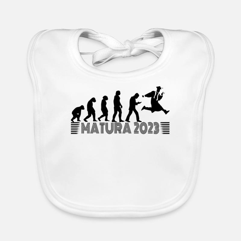 Matura 2023 Abitur Matura passed Evolution Organic Baby Bibs