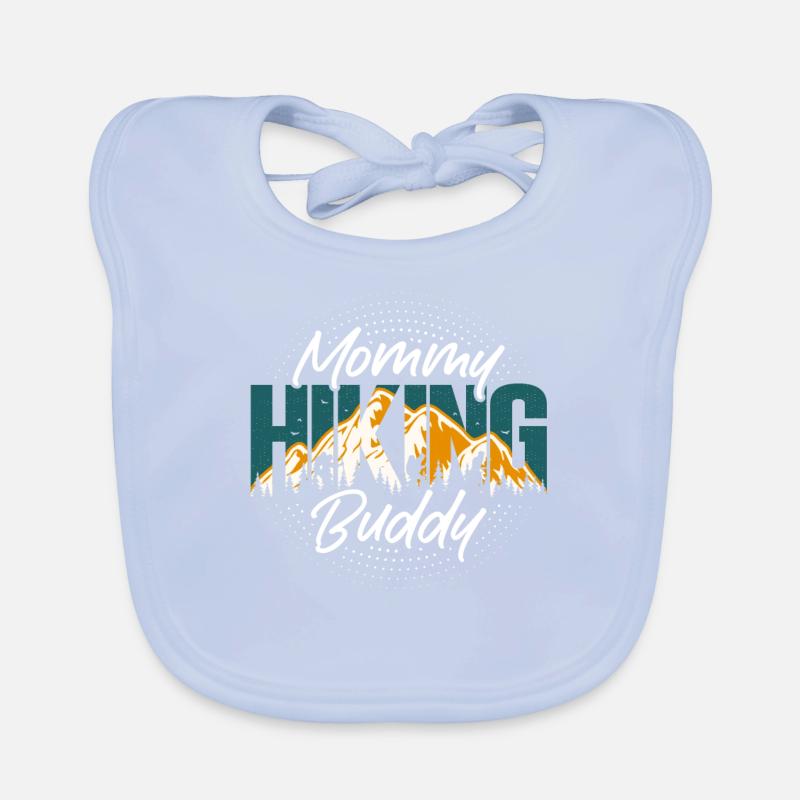 Mama Wanderkamerad Bergwanderer Mutter Camper Baby Bio-Lätzchen