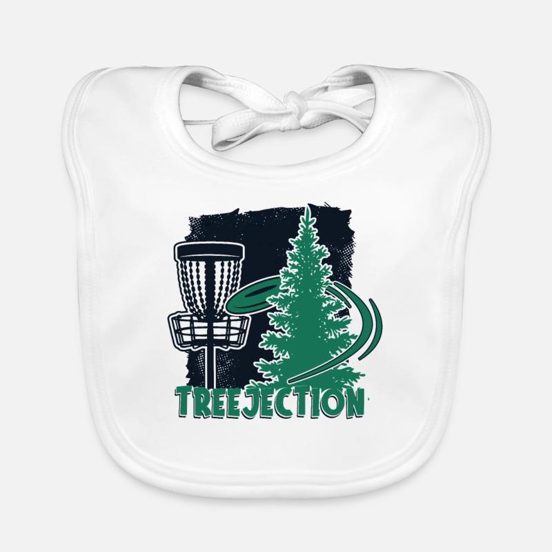Treejection Korb Scheibe Disc Golfer Frisbee Golf Baby Bio-Lätzchen