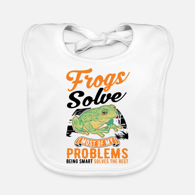 Frosch Geschenk Laubfrosch Baby Bio-Lätzchen