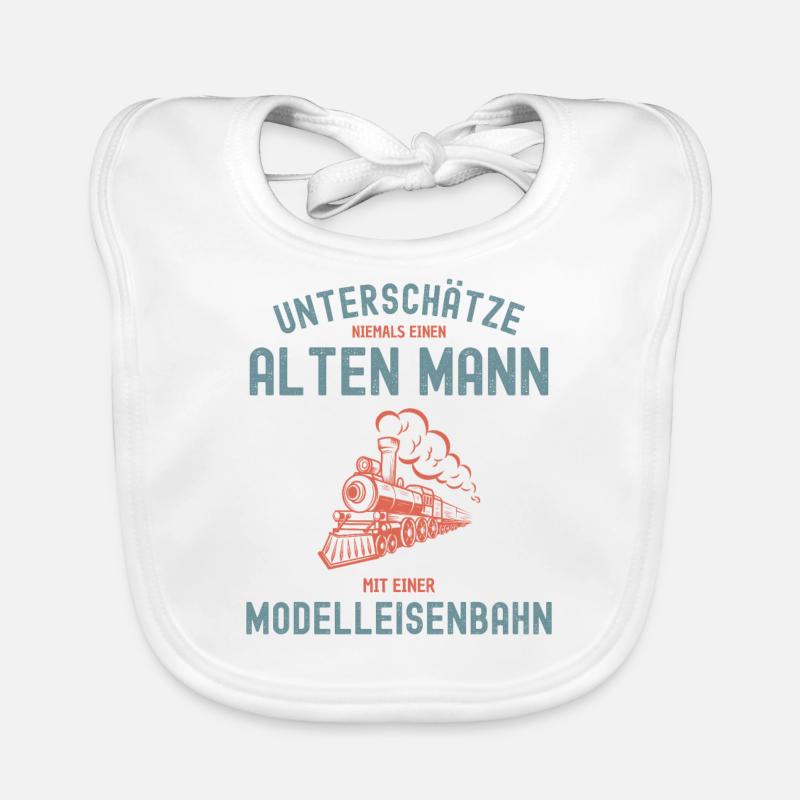 Modellbau Modelleisenbahn Modellbahn Geschenk Baby Bio-Lätzchen