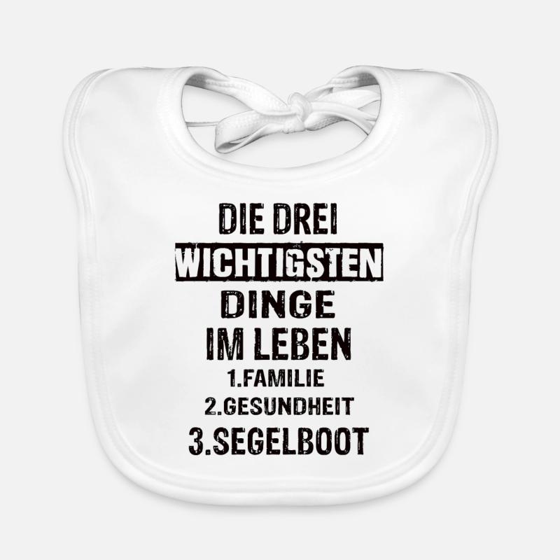 Segelboot Baby Bio-Lätzchen