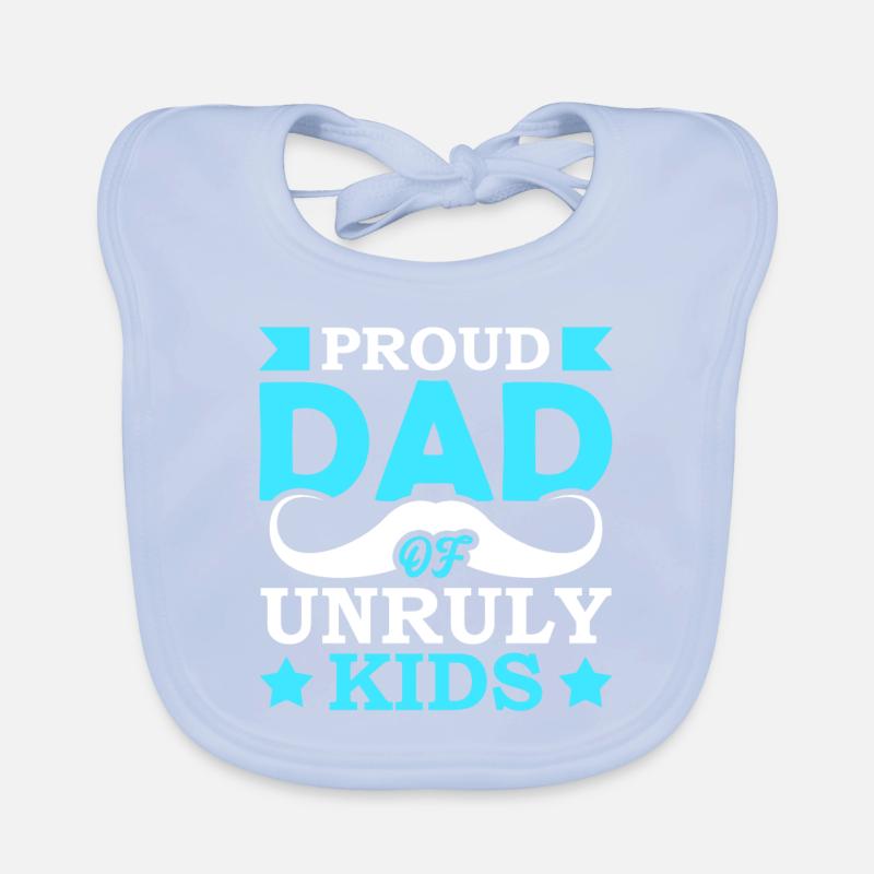 Fier père d’enfants indisciplinés Bavoir bio Bébé