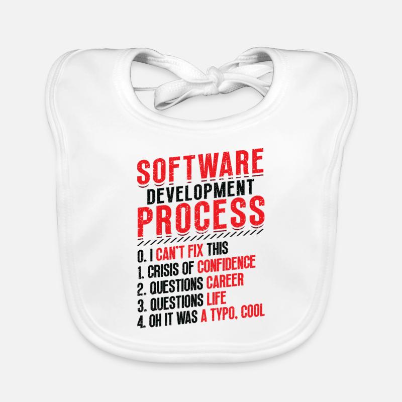 Software development process, programming Organic Baby Bibs