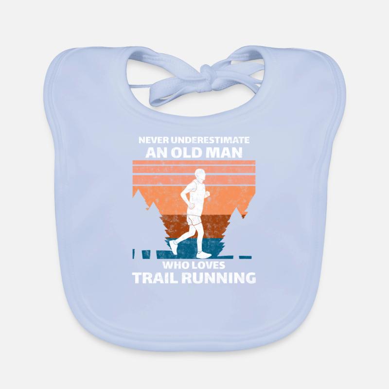 Trail Runner Running Jogging Jogger I Gift Bavoir bio Bébé