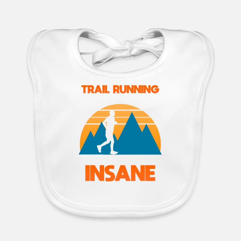 Trail Runner Running Jogging Jogger I Gift Bavoir bio Bébé