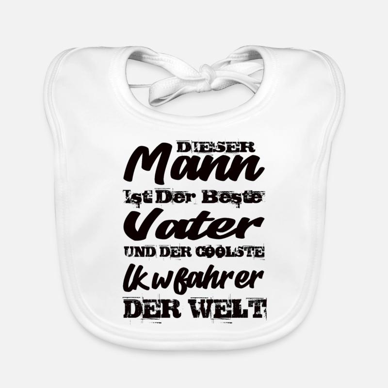 Lkwfahrer Baby Bio-Lätzchen