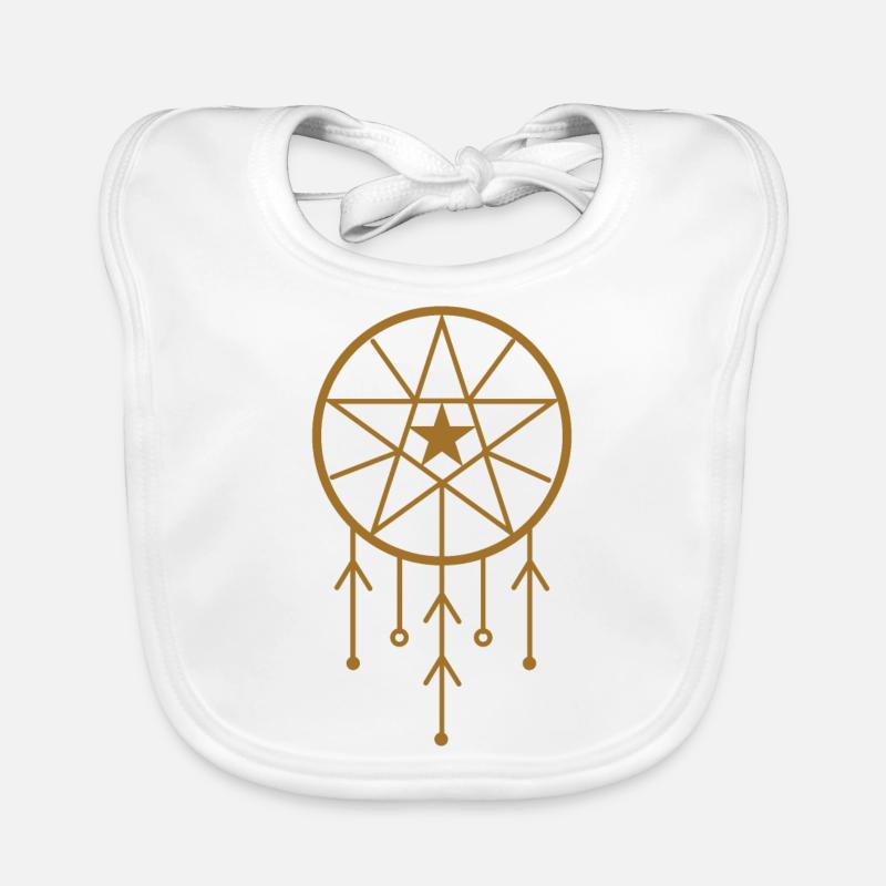 L'Attrape Reve doré t-shirt classique Bavoir bio Bébé