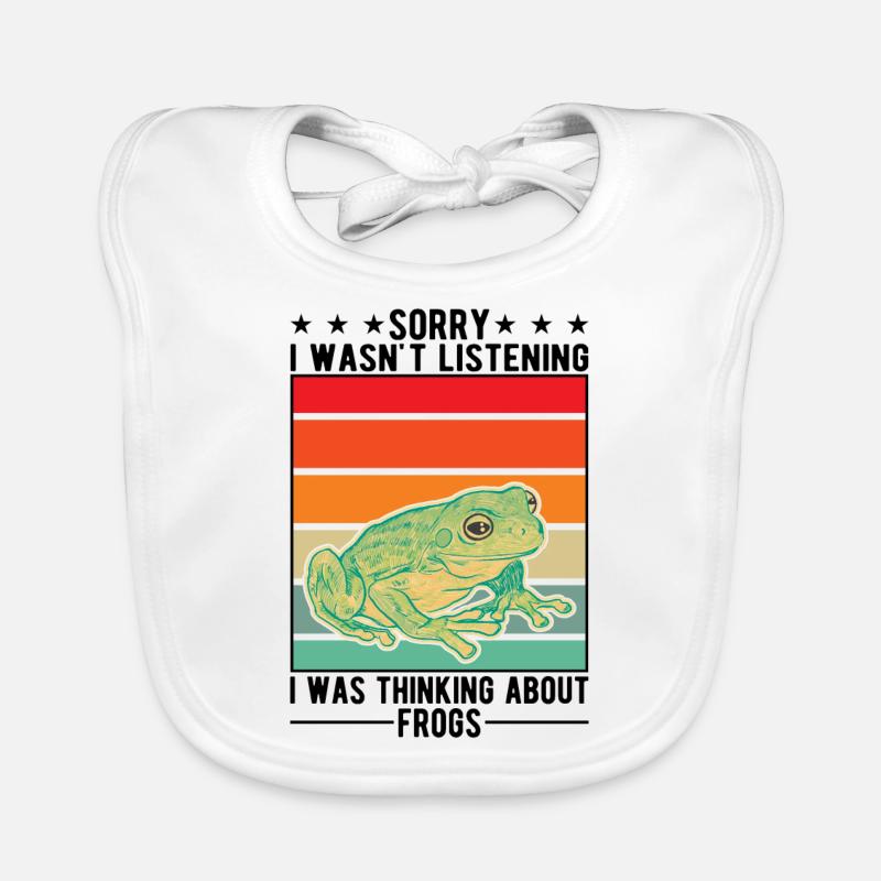 Frosch Geschenk Laubfrosch Baby Bio-Lätzchen