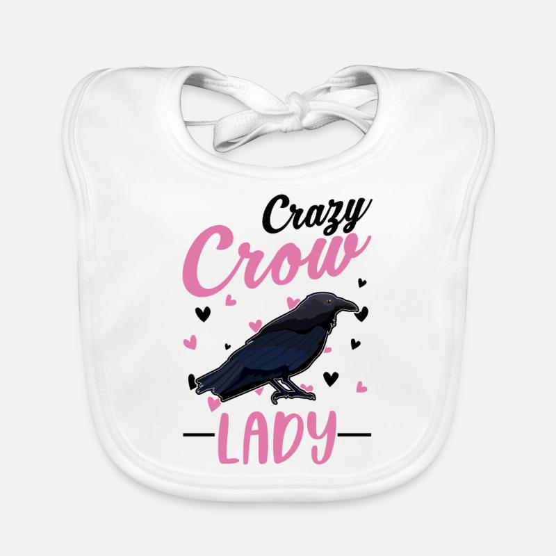 Crazy Crows Mme Raven Bavoir bio Bébé