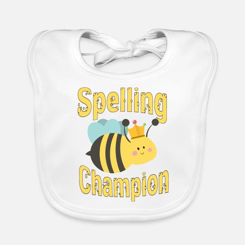 Buchstabierwettbewerb champion Baby Bio-Lätzchen