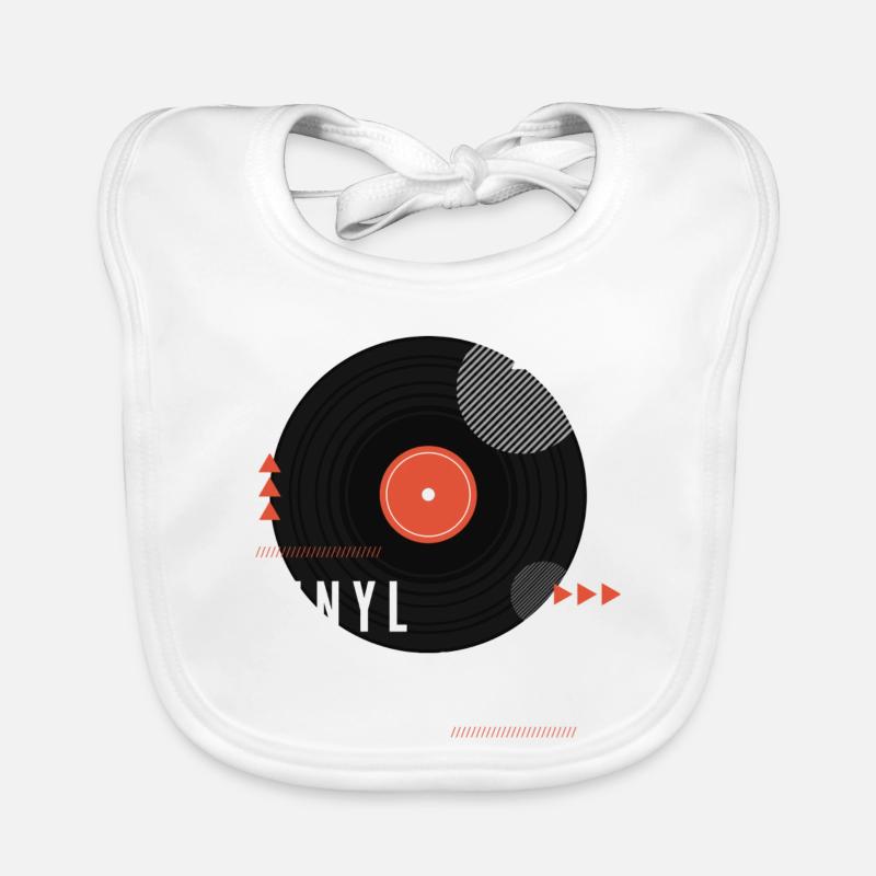 Passionné de vinyle Bavoir bio Bébé