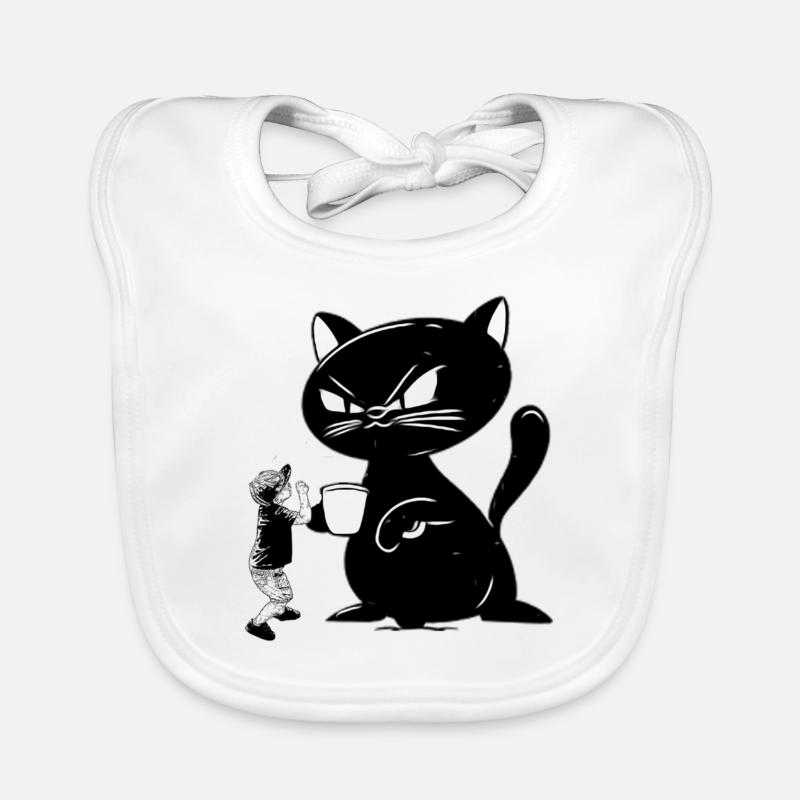 Cat Organic Baby Bibs