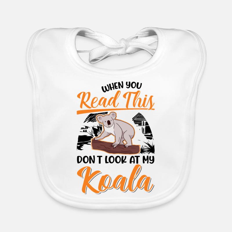 Koala Gift Koala Bear Organic Baby Bibs