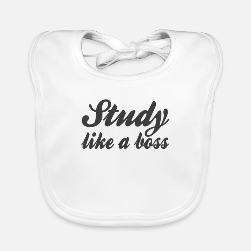 Studieren Spruch Baby Bio-Lätzchen