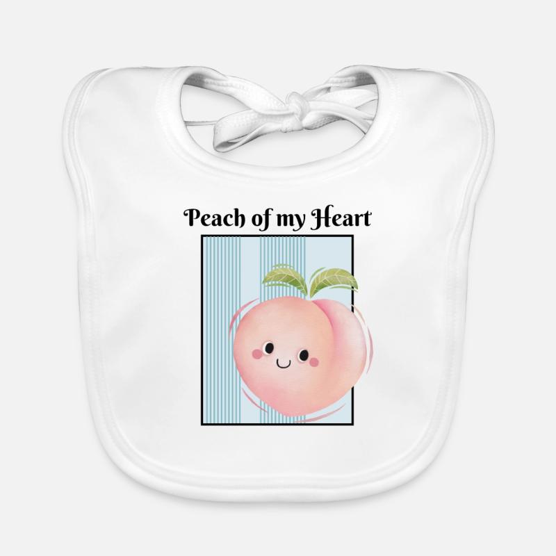 Pêche de mon cœur Bavoir bio Bébé