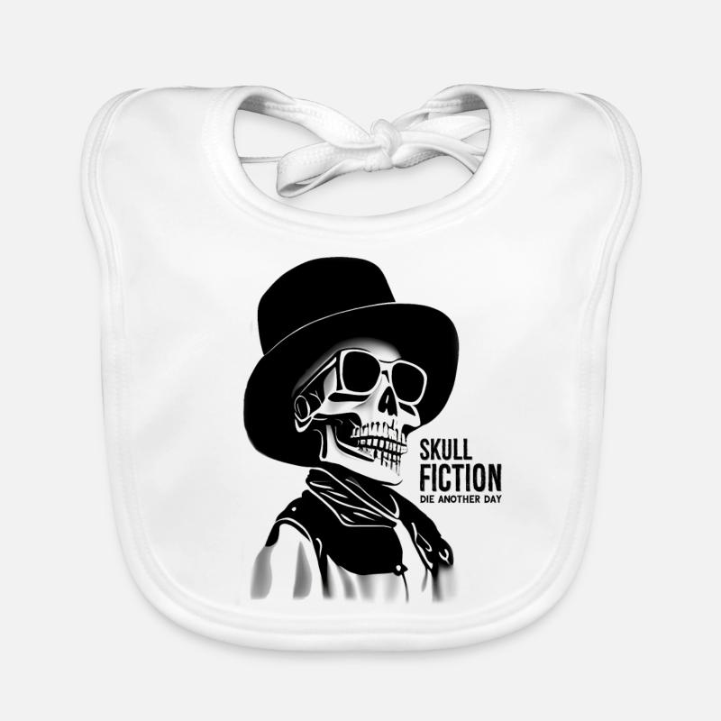 Skull Fiction Skull Skull Gift Bavoir bio Bébé