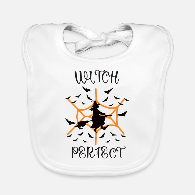 Hexen Geschenk I WITCH PERFECT Baby Bio-Lätzchen