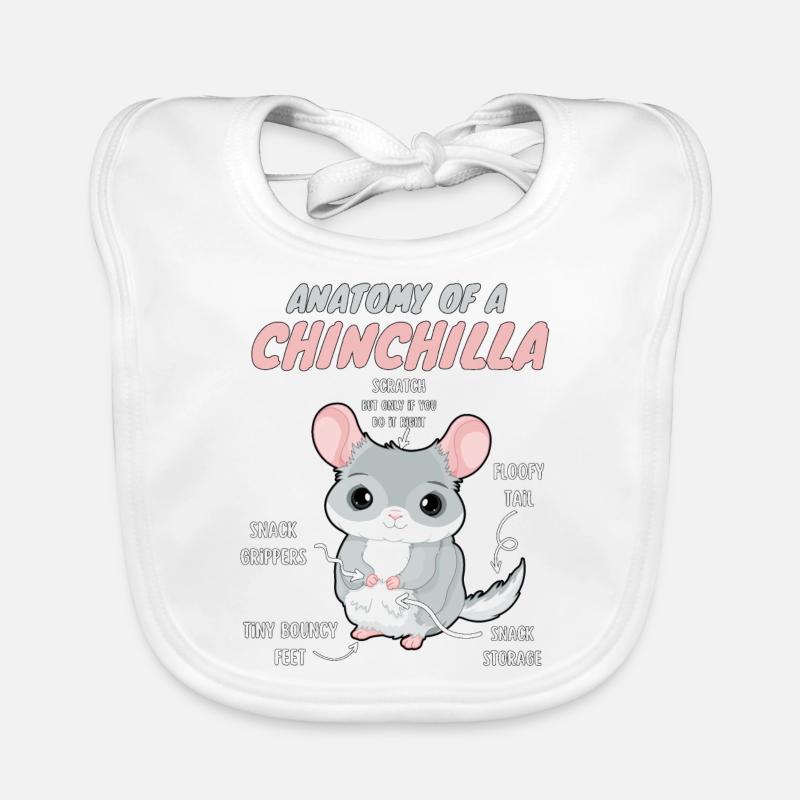 Anatomie einer Chinchilla Baby Bio-Lätzchen
