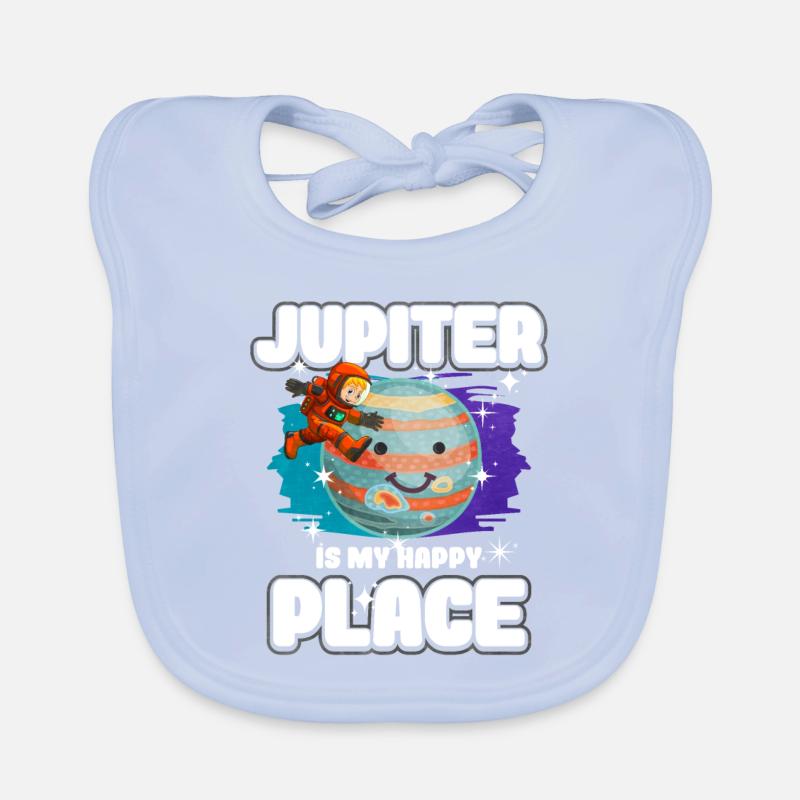 Jupiter Planet Gift Organic Baby Bibs