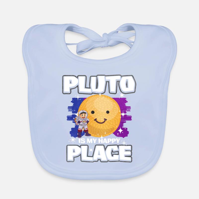 Cadeau de la planète Pluton Bavoir bio Bébé