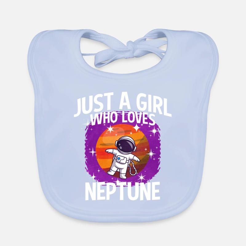 Fille Neptune Cadeau Bavoir bio Bébé