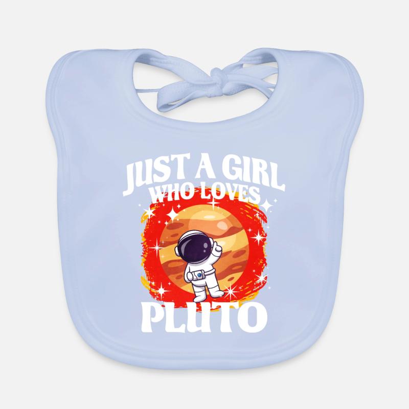 Fille Pluton Cadeau Bavoir bio Bébé