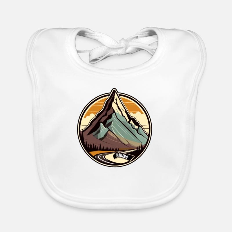 Mountain hiking Organic Baby Bibs