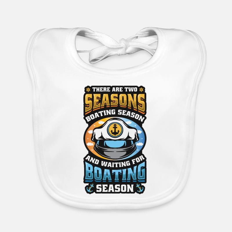 Warten Auf Die Bootssaison, Bootsführer Baby Bio-Lätzchen