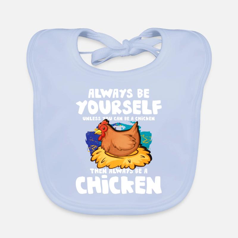 Chickens Organic Baby Bibs
