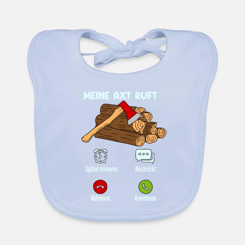 Meine Axt Ruft Baby Bio-Lätzchen