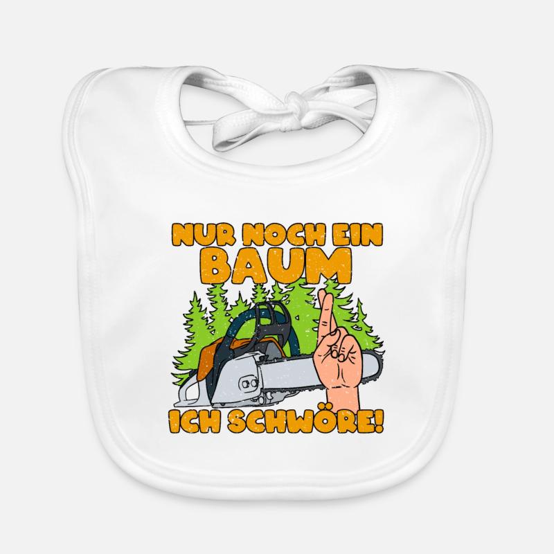 Nur Noch Ein Baum ich Schwöre Baby Bio-Lätzchen