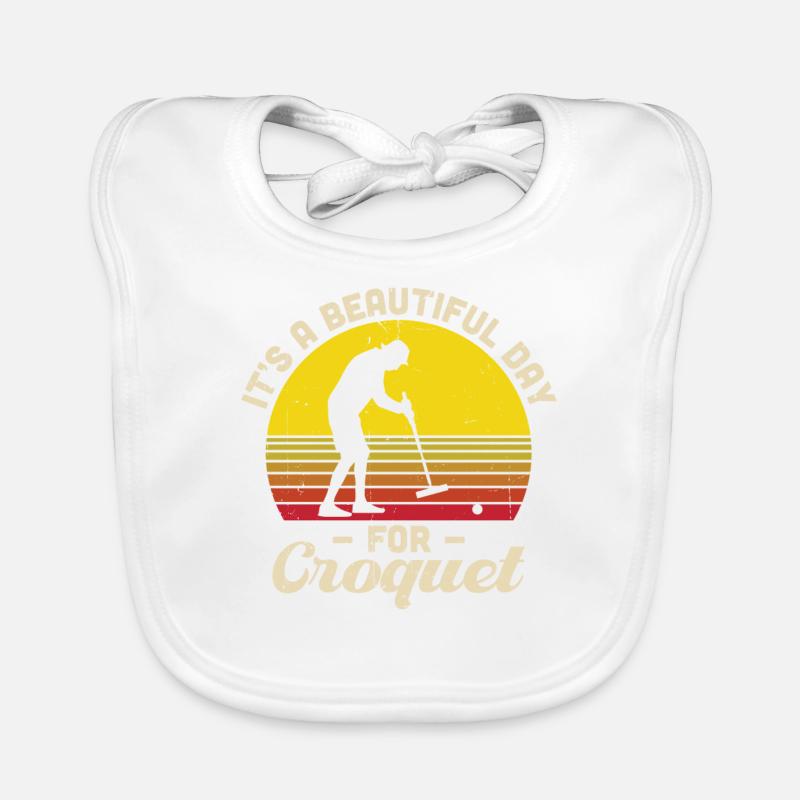 Croquet Bavoir bio Bébé
