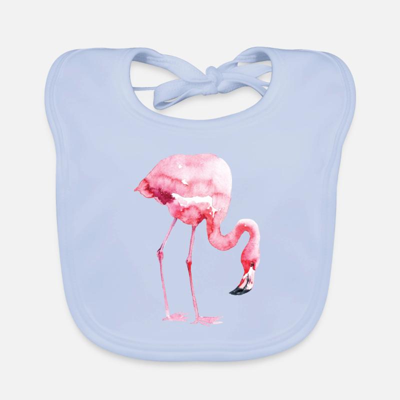 Flamingo Organic Baby Bibs