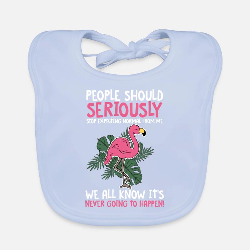 Flamingo Organic Baby Bibs