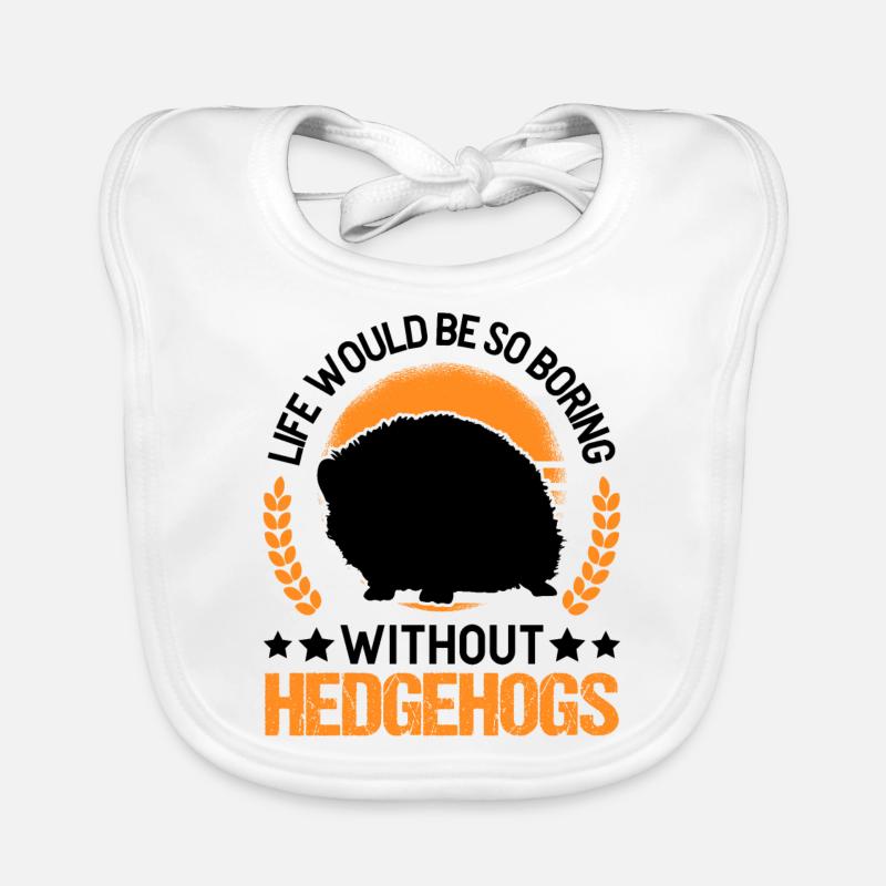 Igel Geschenk Stacheligel Baby Bio-Lätzchen