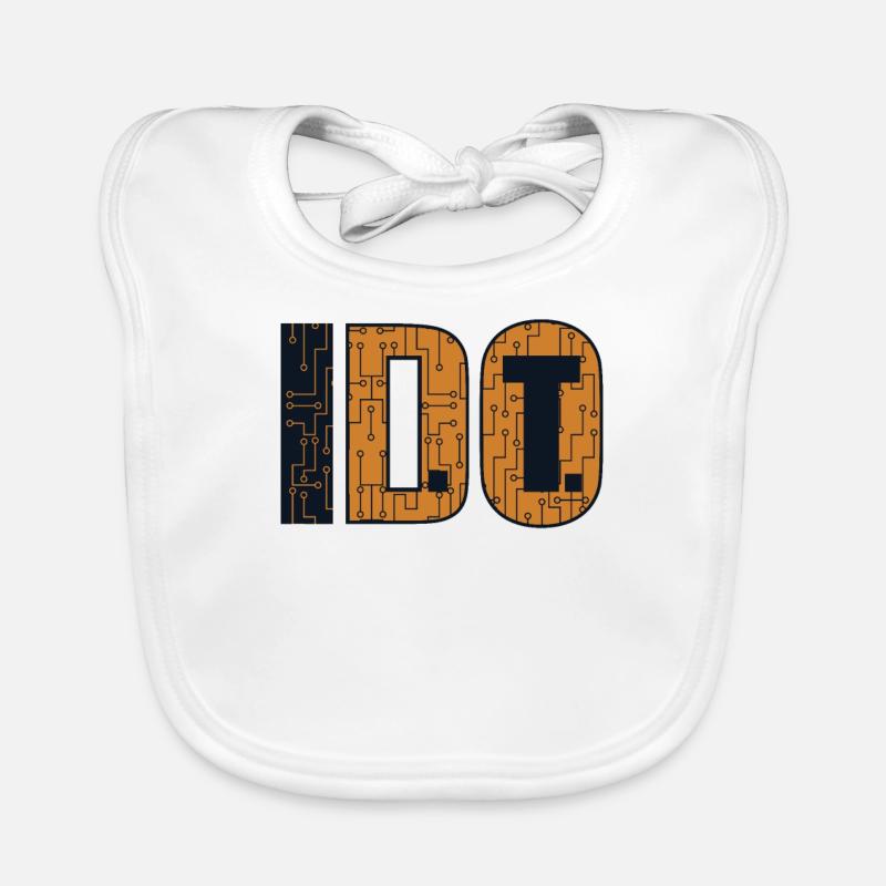 I Do It IT-Betrieb Informatiker Admin Baby Bio-Lätzchen