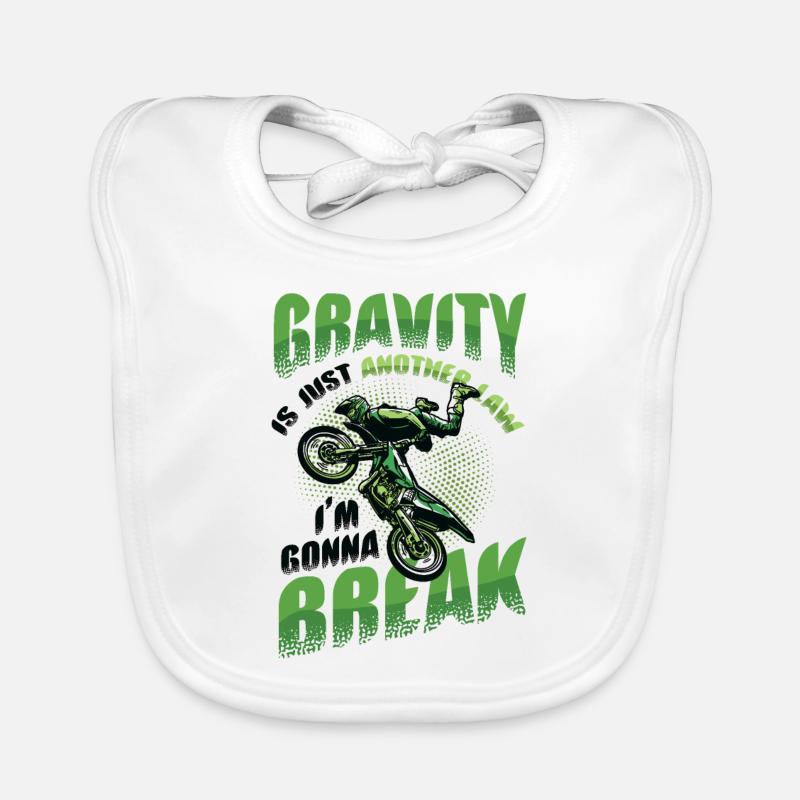 Gravity, another law Organic Baby Bibs