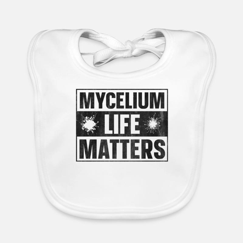 Mycélium Life Matters Chasse aux champignons Bavoir bio Bébé