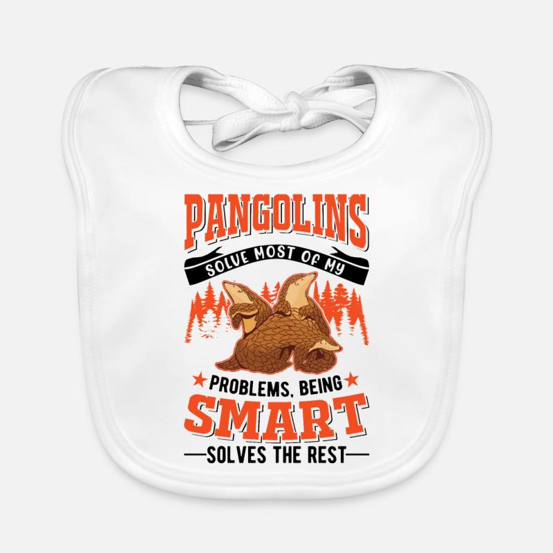 Pangolin Cadeau Pangolin Bavoir bio Bébé