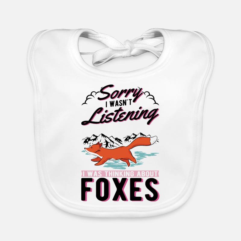 Fox Gift Red Fox Organic Baby Bibs