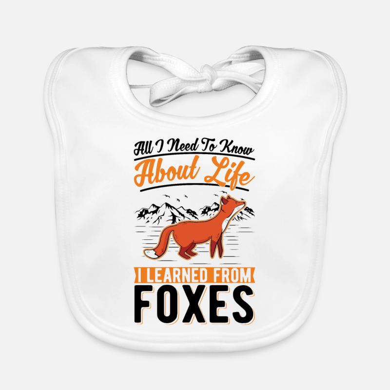 Fox Gift Red Fox Organic Baby Bibs
