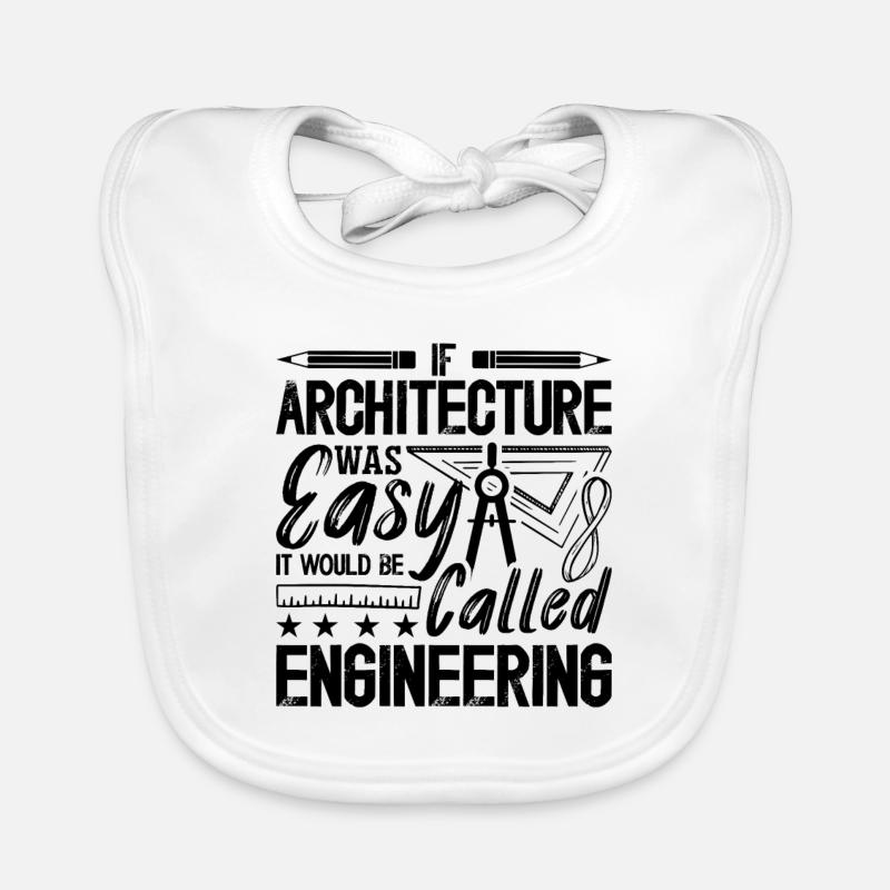 If Architecture Was Easy Architectural Architects Organic Baby Bibs