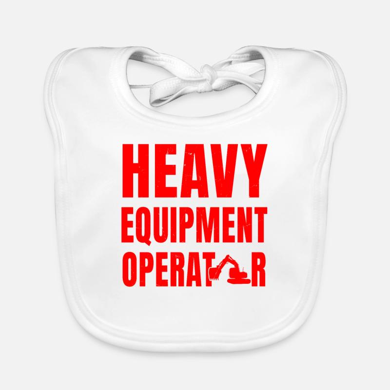 Baggerfahrer Baby Bio-Lätzchen