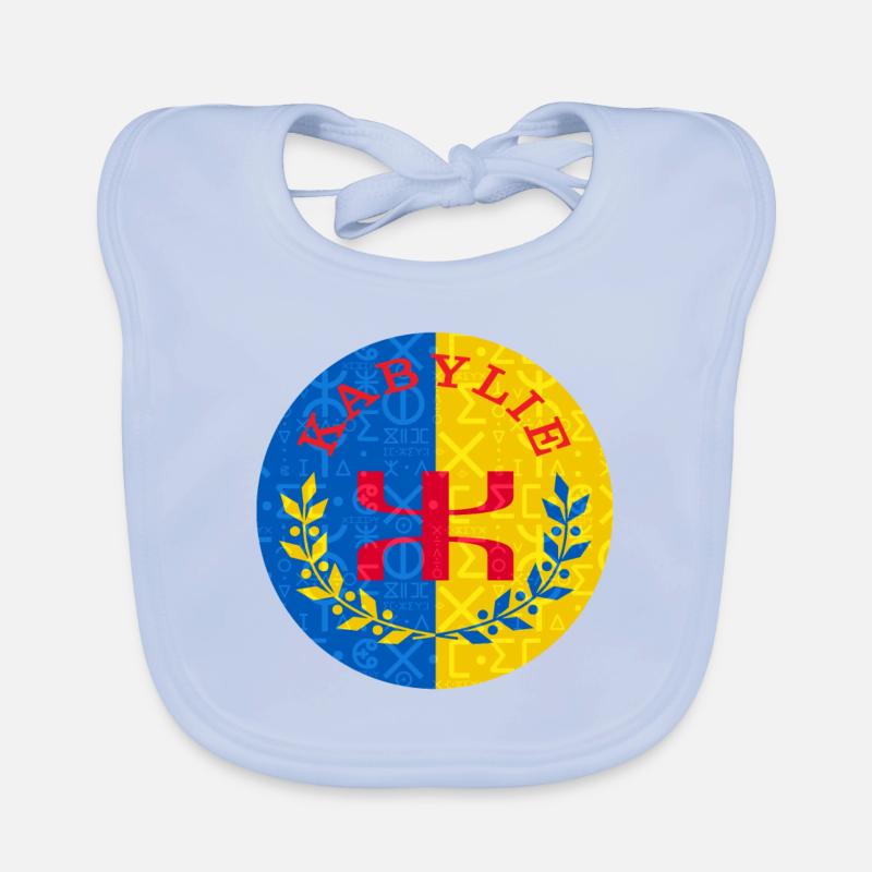 Drapeau Kabylie - écriture tifinagh Bavoir bio Bébé
