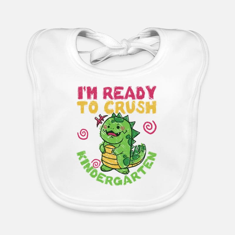 I'm ready to destroy the kindergarten lust Organic Baby Bibs