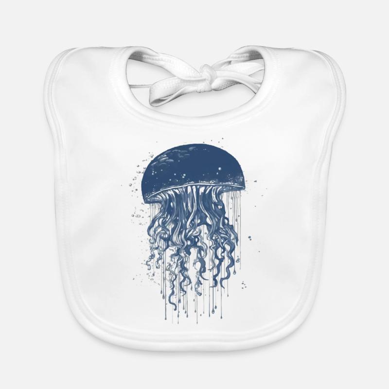 Jellyfish Organic Baby Bibs